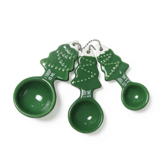 Green Christmas Tree Measuring Cups and spoons - Picture 2 of 8